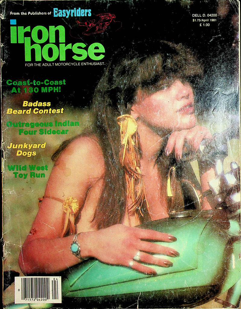 Iron Horse Biker Magazine  Coast To Coast   April 1981         120621lm-dm2