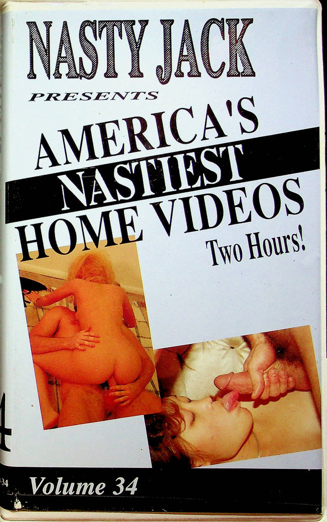 Adult VHS Movie Nasty Jack Presents America's Nastiest Home Videos Vol.34 030823RPVHS2