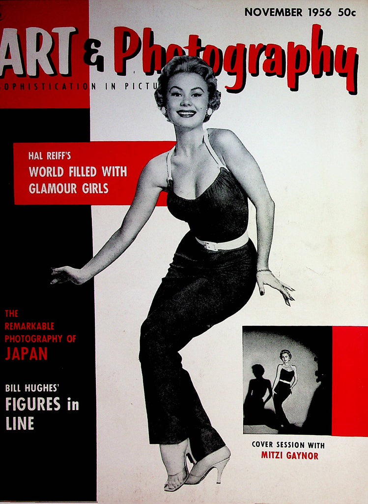Art & Photography Vintage Magazine  Cover Session With Mitzi Gaynor  November 1956   071922lm-p