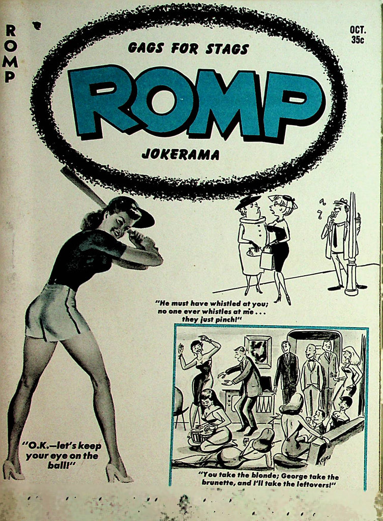 Romp Jokerama Vintage Digest  Tempest Storm / Cartoons and Women October 1960   110221lm-dm
