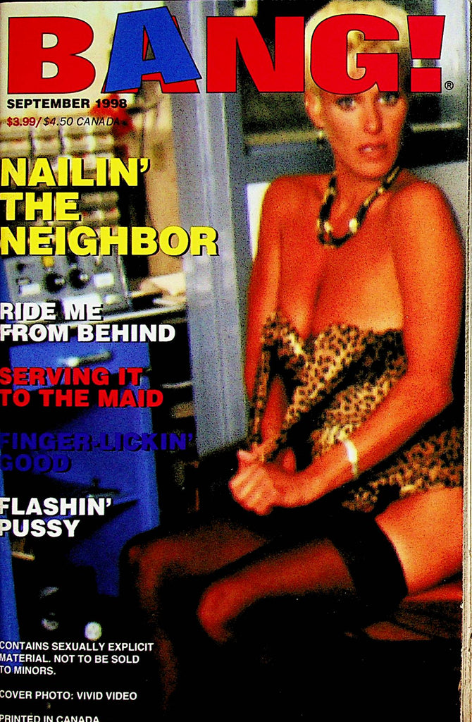 Bang!  Digest  Nailin' The Neighbor / Flashin' Pussy  September 1998     040523lm-p