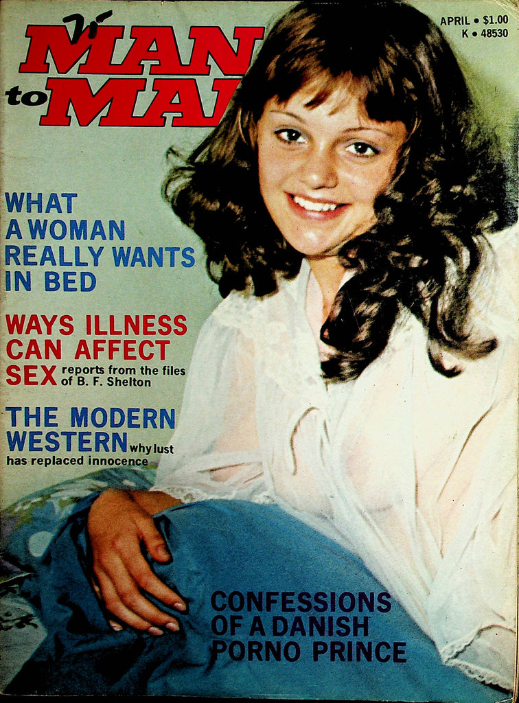 Man To Man Vintage Magazine  Centerfold Girl Peggy Church  April 1973   011122lm-dm2