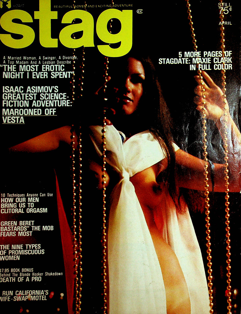 Stag Vintage Magazine  Covergirl Maxie Clark  April 1975   121421lm-dm