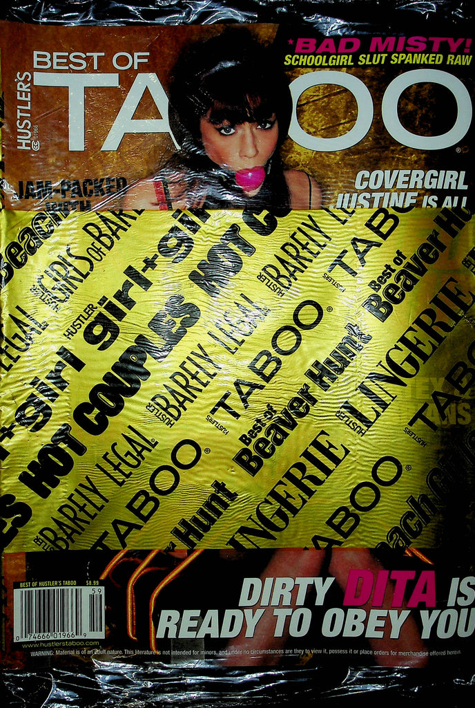 Hustler's Best Of Taboo Magazine Justine & Misty SEALED 012623RP