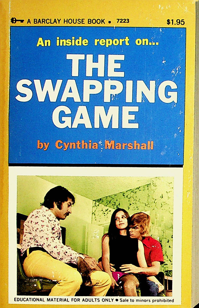 The Swapping Game Adult Novel  by Cynthia Marshall  1972   092221lm-dm