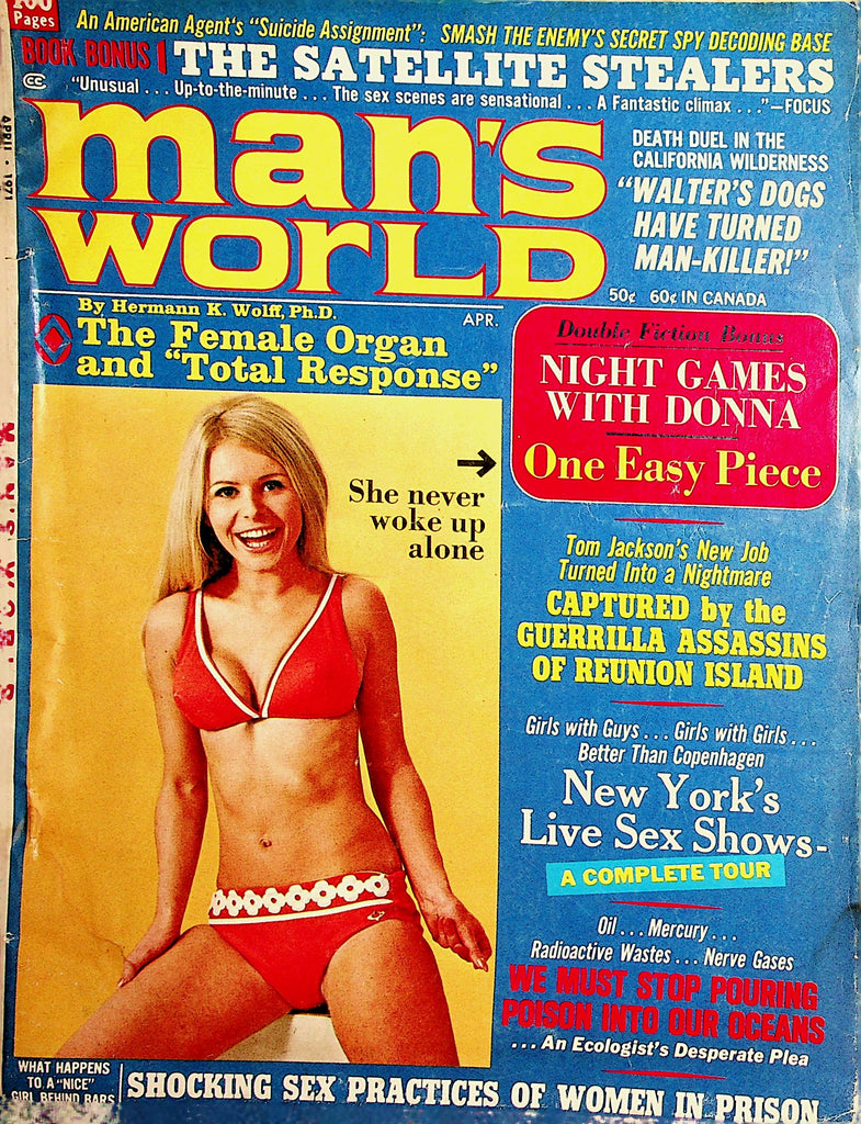 Man's World Magazine  Night Games With Donna  April 1971      012622lm-dm