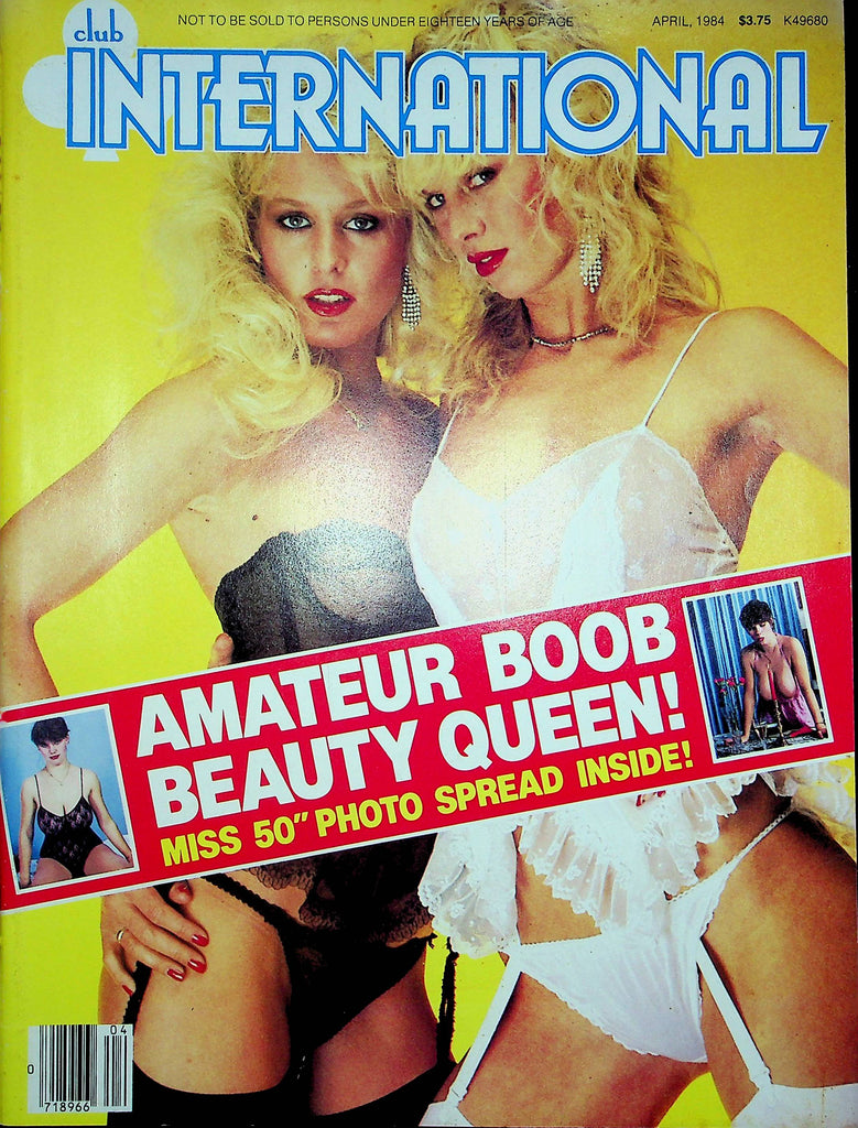 Club International Magazine Mandy & Rosie April 1984 102122RP