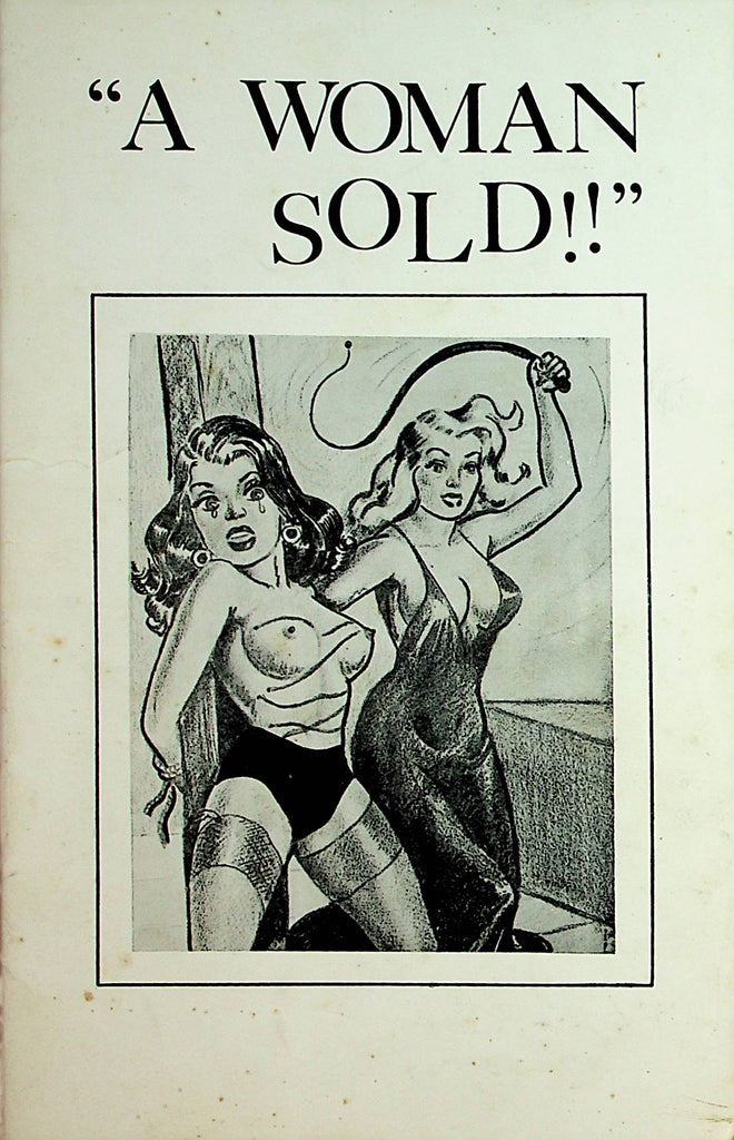 "A Woman Sold!!" Fetish Novel  1960's    052020lm-sh
