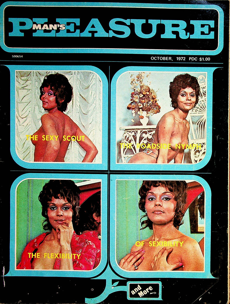 Man's Pleasure Busty Magazine  Covergirl Mariema  October 1972       062522lm-p