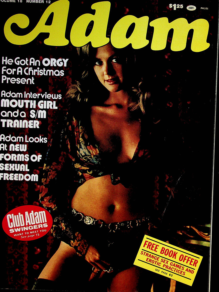 Adam Magazine  Centerfold Girl Linda McDowell / New Forms Of Sexual Freedom  vol.18 #12 1974      062122lm-p2
