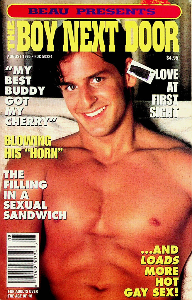 The Boy Next Door Gay Digest  "My Best Buddy Got My Cherry"  August 1995    040523lm-p