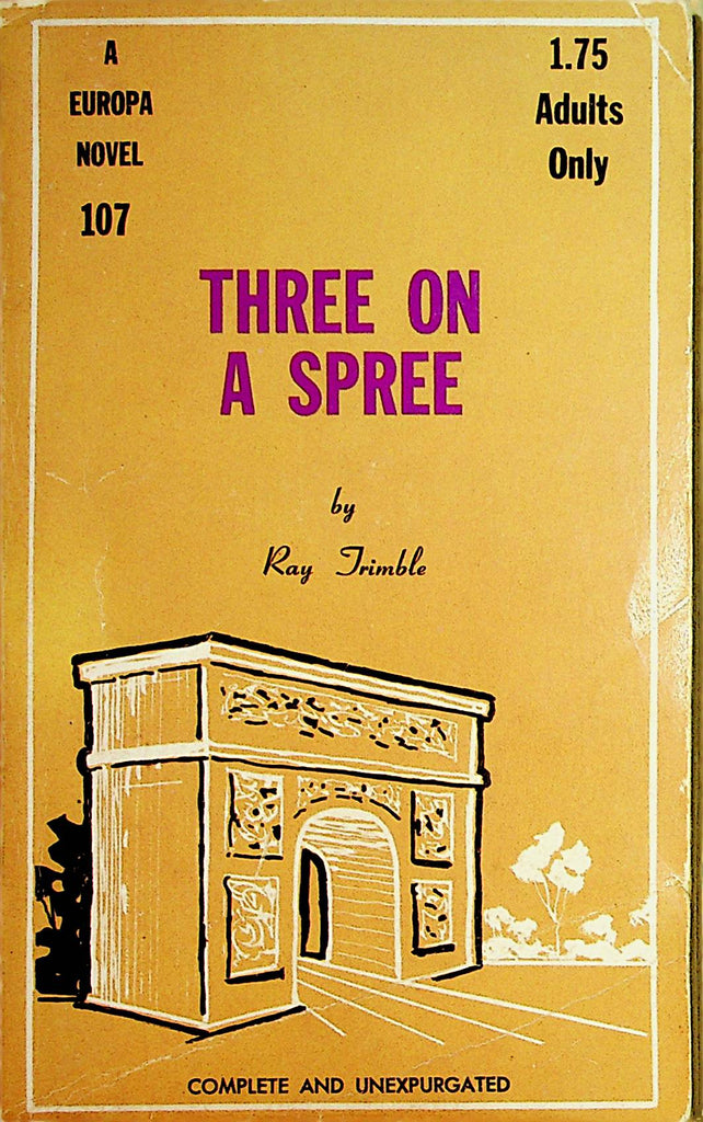 Three On A Spree Novel  by Ray Trimble  1968 Eropa Novel   110721lm-dm