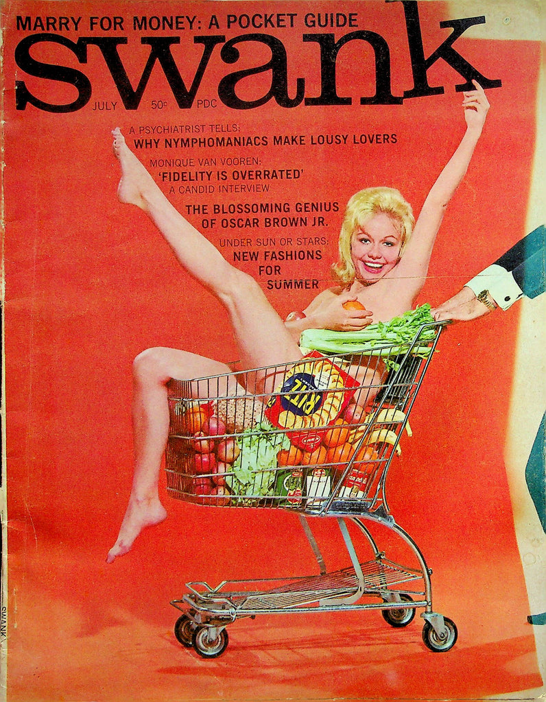 Swank Magazine Nymphomaniacs Make Lousy Lovers July 1963 052322RP