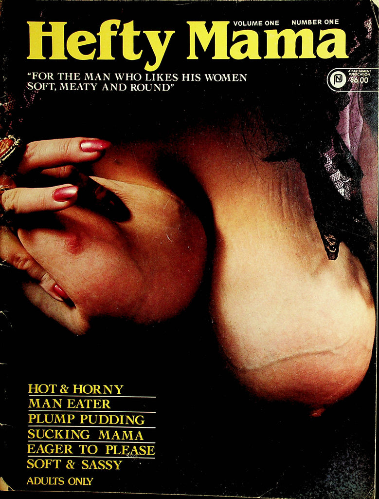 Hefty Mama Busty Magazine  Hot & Horny / Eager To Please  #1  1982 Parliament Publication    031122lm-p