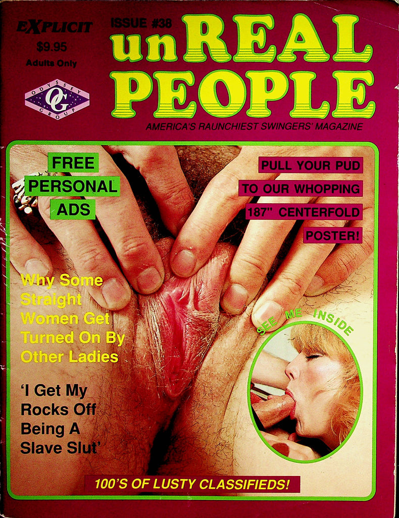 UnReal People Swingers Contact Magazine  #38  1990's  100622lm-p3