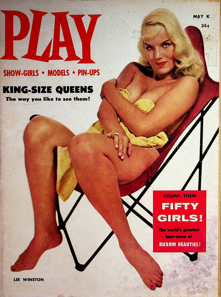 Play Busty Magazine  Covergirl Lee Winston  May 1959     072022lm-p