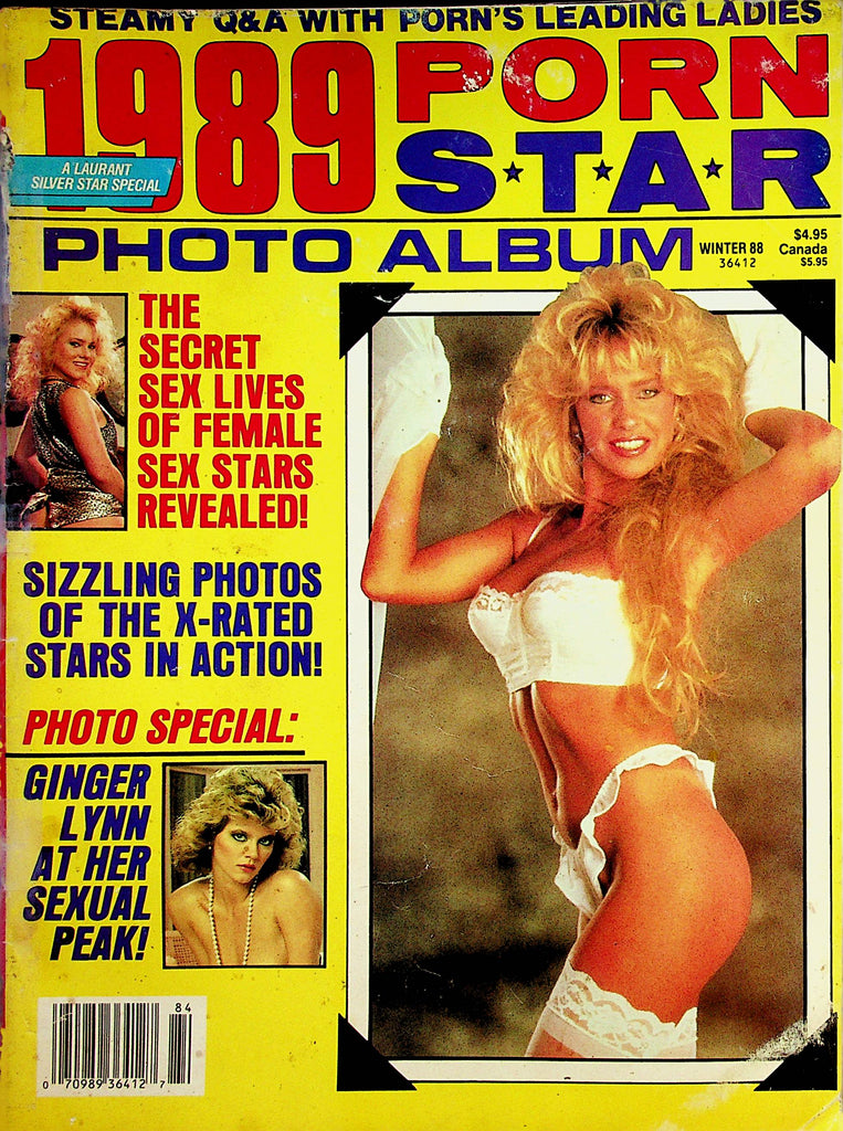 1989 Porn Star Photo Album Magazine  Ginger Lynn / Laurel Canyon / Nina Hartley      012023lm-p2