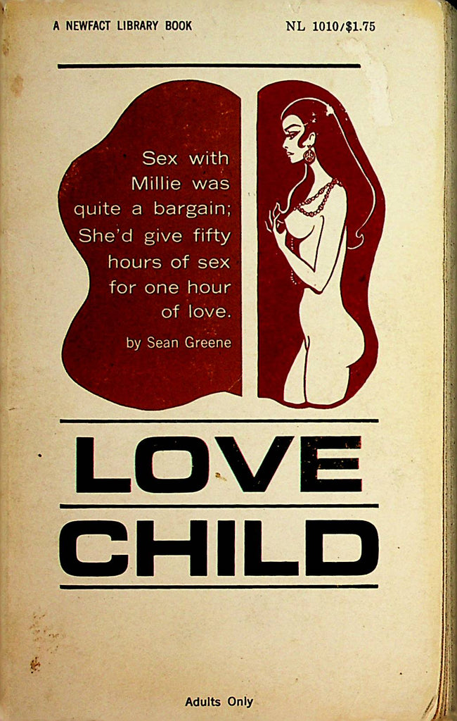 Love Child Novel by Sean Greene  1969 Newfact Library Book   110821lm-dm