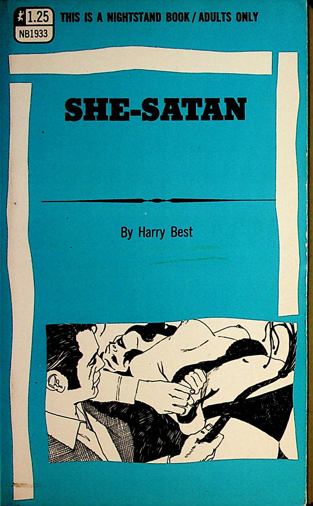 She-Satan Novel by Harry Best  1969 Nightstand Book    110421lm-dm