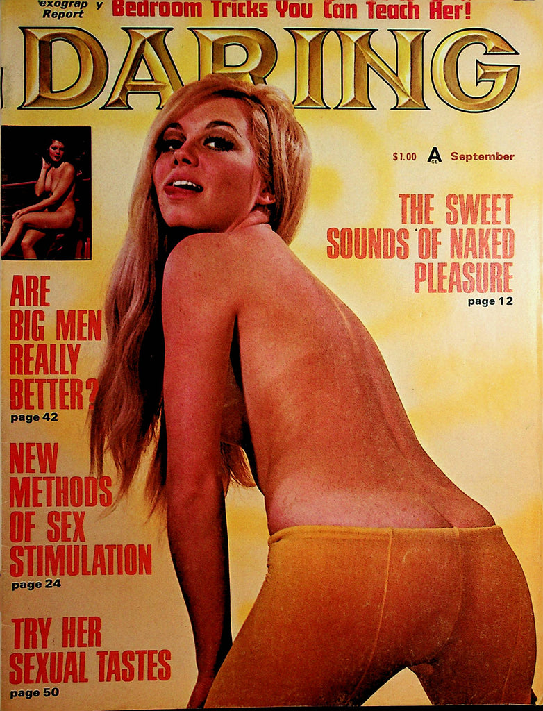 Daring Vintage Magazine  Sweet Sounds Of Naked Pleasure  September 1971    101221lm-dm