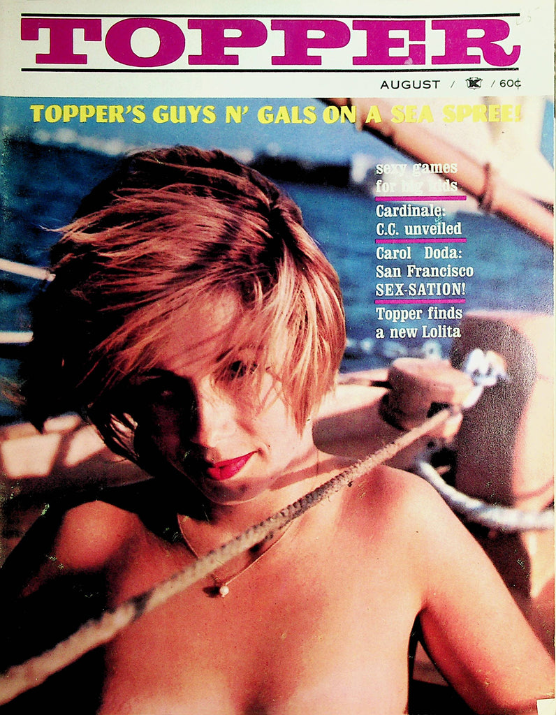 Topper Busty Magazine  Carol Doda Sex-Sation!  August 1965    101421lm-dm