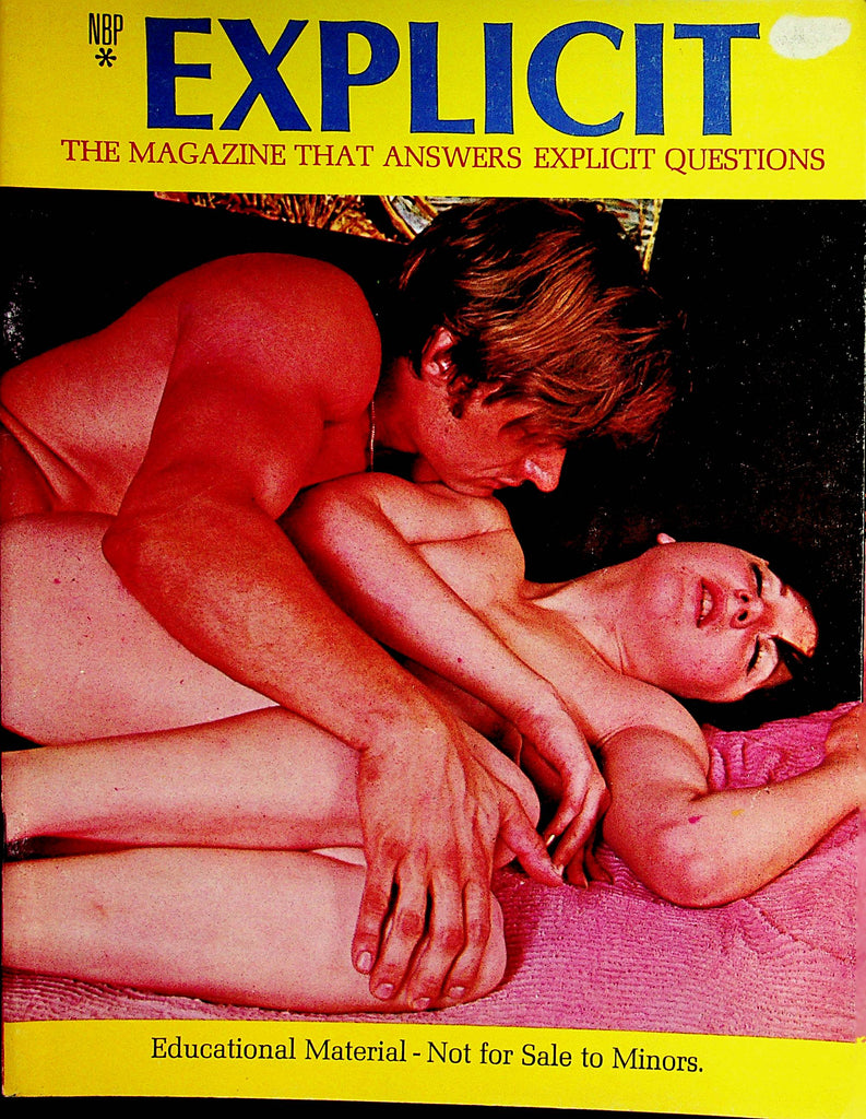 Explicit Magazine  College Campus Sex / Oral Love  #1 1970's    102122lm-p2