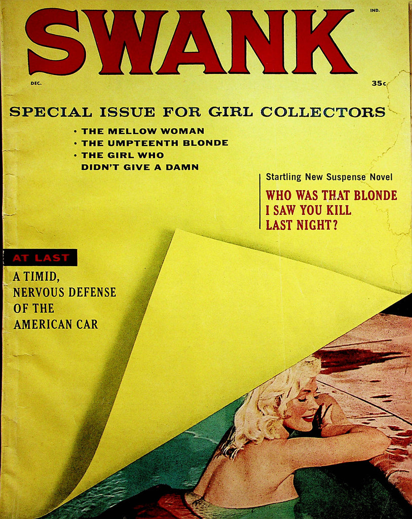 Swank Vintage Magazine   The Mellow Woman - Special Issue For Girl Collectors  December 1958    012023lm-p2