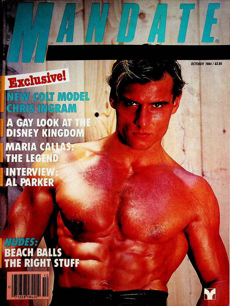 Mandate Gay Magazine  Exclusive New Colt Model Chris Ingram  October 1984    080422lm-p2
