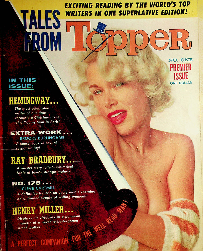 Tales From Topper Magazine    Hemingway / Ray Bradbury #1 Premier Issue 1961    101521lm-dm