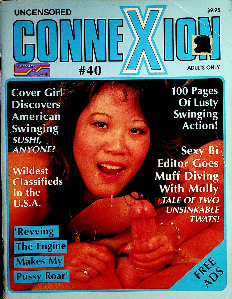 ConneXion Swingers Contact Magazine  Cover Girl Discovers American Swinging, Sushi Anyone?  #40  1987      111022lm-p2
