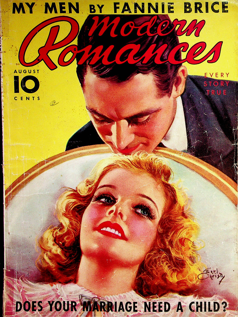 Modern Romances Magazine  My Men by Fannie Brice  August 1958  090322lm-p2