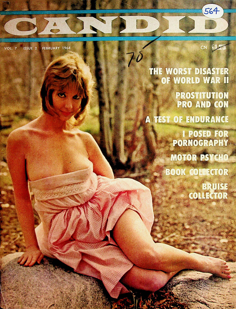 Candid Busty Magazine   Freckle Collector Marlene  February 1964   081222lm-p