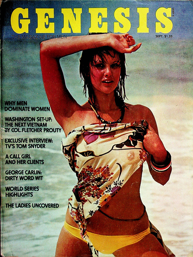 Genesis Busty Magazine  Centerfold Girl Debbie Mouro / George Carline   September 1974    082022lm-p