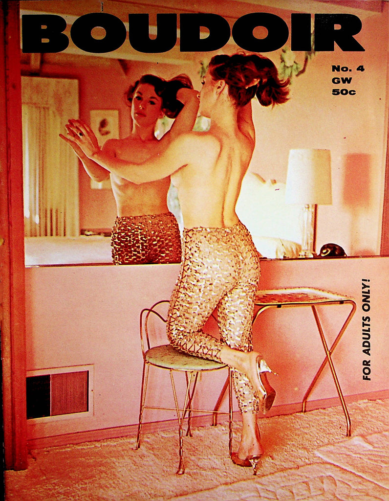 Boudoir Busty Magazine  Centerfold Girl Fancy Pants  #4  1961    071322lm-p2