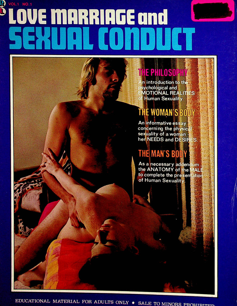 Love Marriage And Sexual Conduct Magazine  Sexuality Of A Woman Her Needs and Desires #1 1972     102122lm-p2