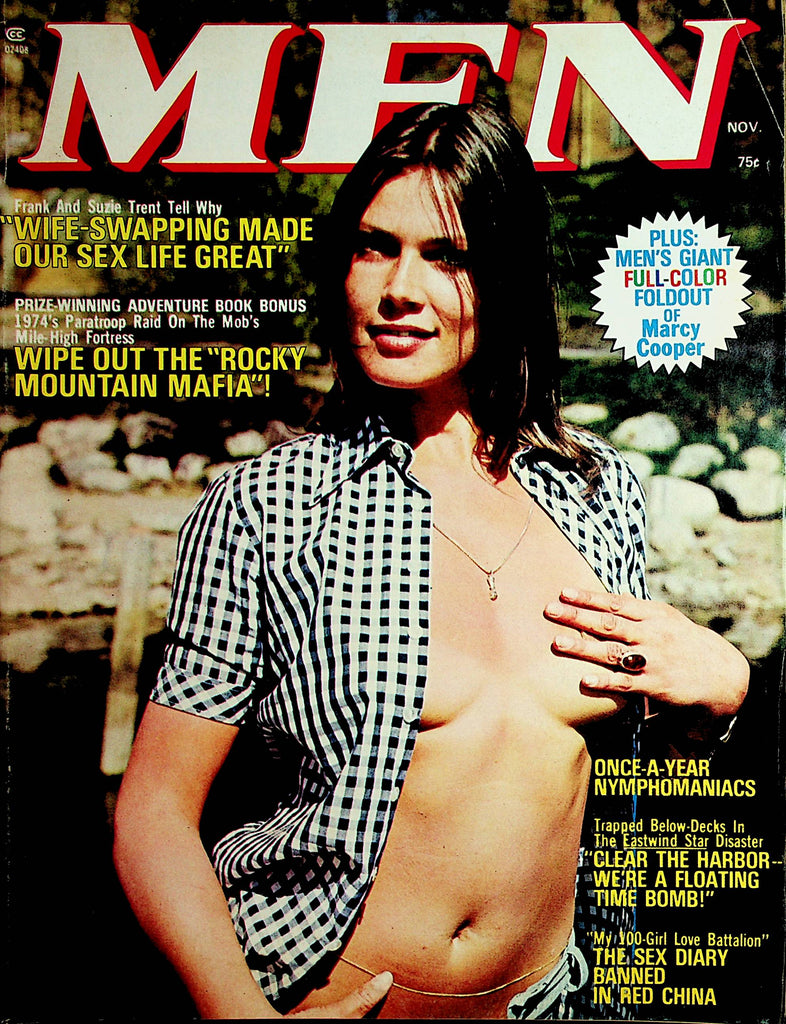 Men Magazine  Centerfold Girl Marcy Cooper  November 1974  112021lm-dm2