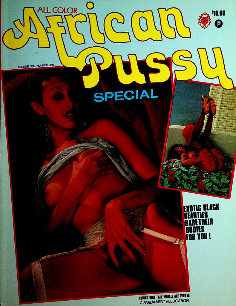 African Pussy Special Magazine  Exotic Black Beauties  #1 1987 Parliament Publication   120221lm-dm2