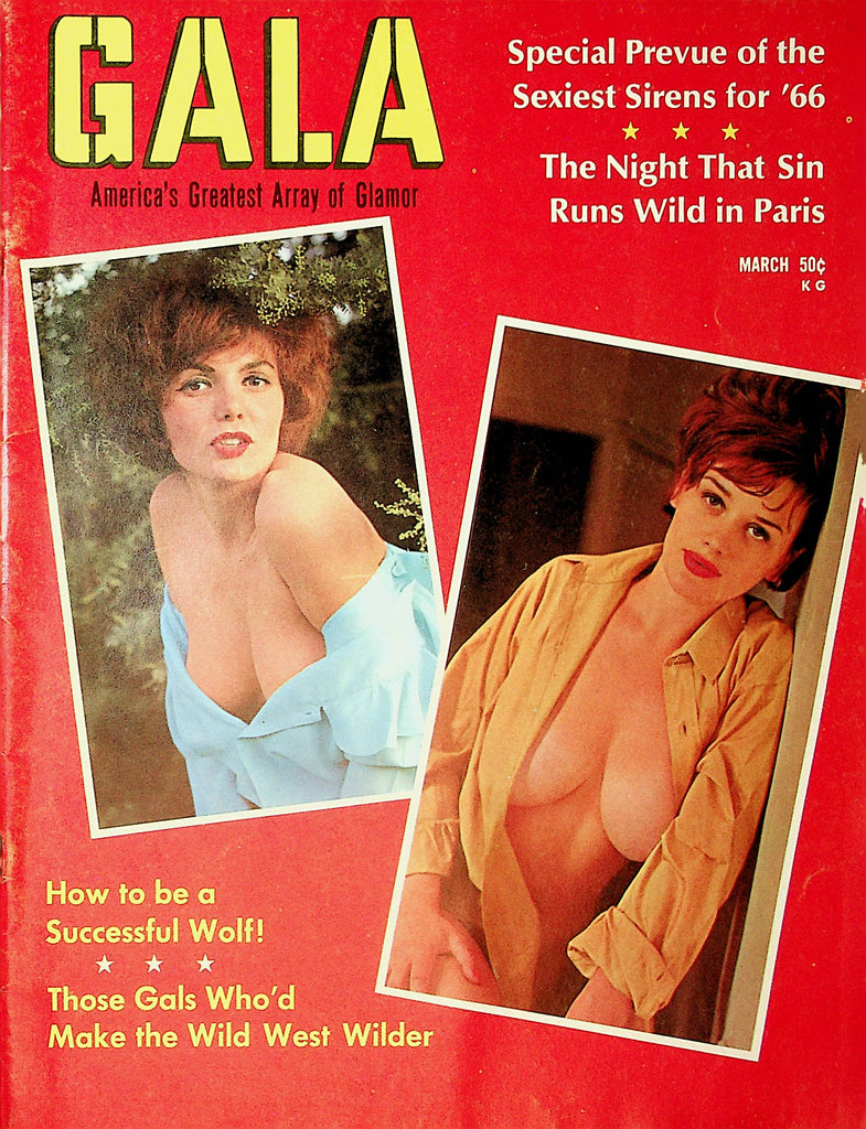 Gala Busty Vintage Magazine  Special Prevue Sexiest Sirens For '66  March 1966  101221lm-dm