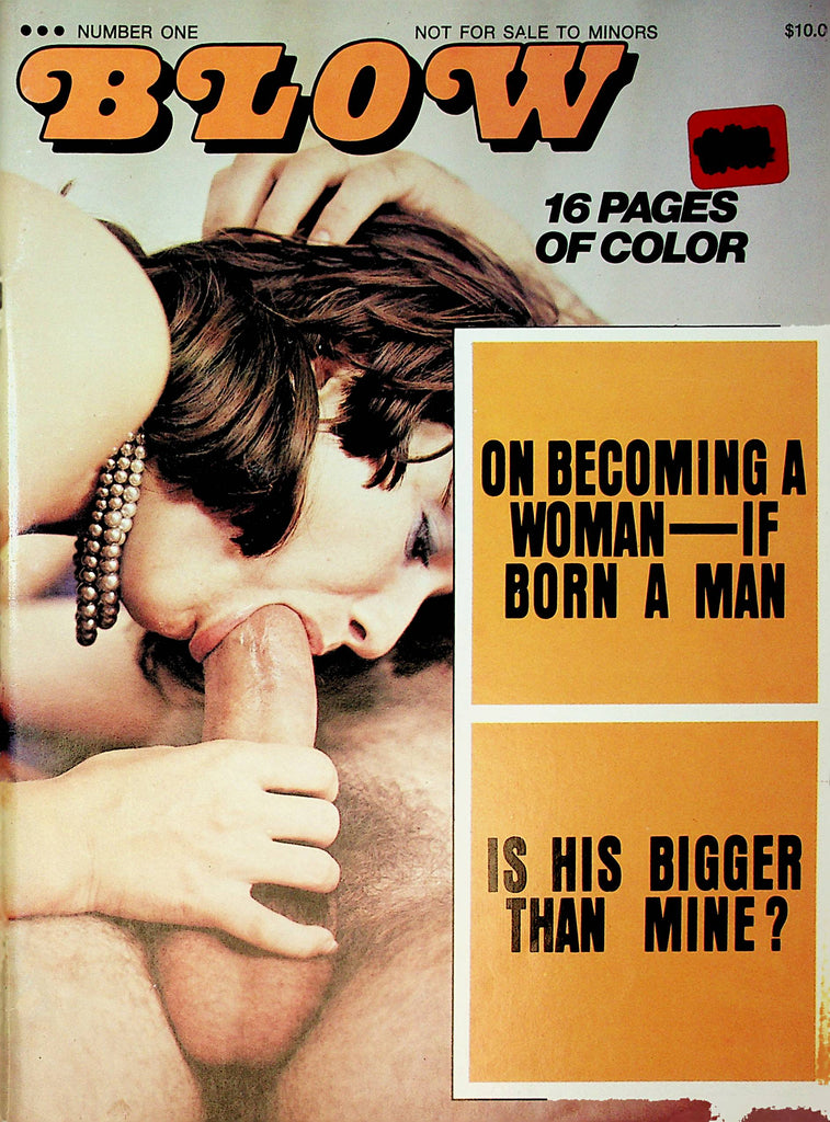 Blow Magazine   Is His Bigger Than Mine?  #1  1970's    101121lm-dm