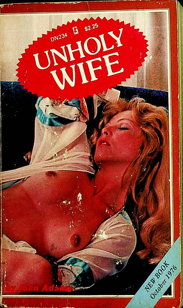 Unholy Wife Adult Novel by John Adams  1976 Greenleaf Classics    110121lm-dm