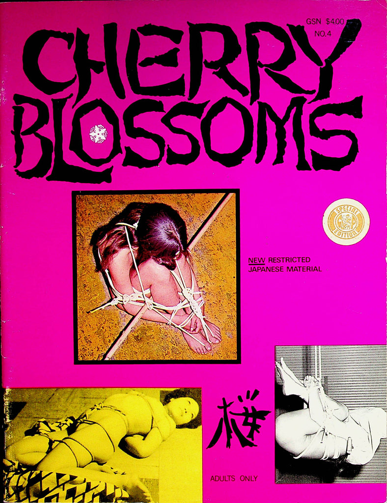 Cherry Blossoms Bondage Magazine   New Restricted Japanese Material  #4  1970's        071222lm-p