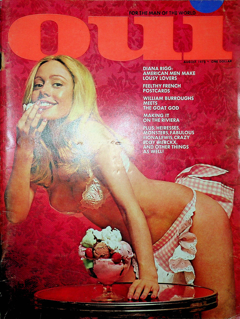 OUI Magazine Diana Rigg & Fiona lewis August 1973 010323RP