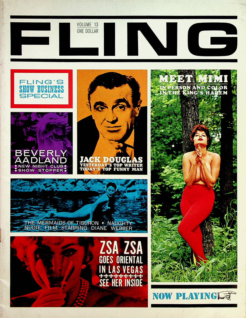 Fling Vintage Magazine  Meet Mimi / Zsa Zsa Gabor  vol.13  1963    010623lm-p