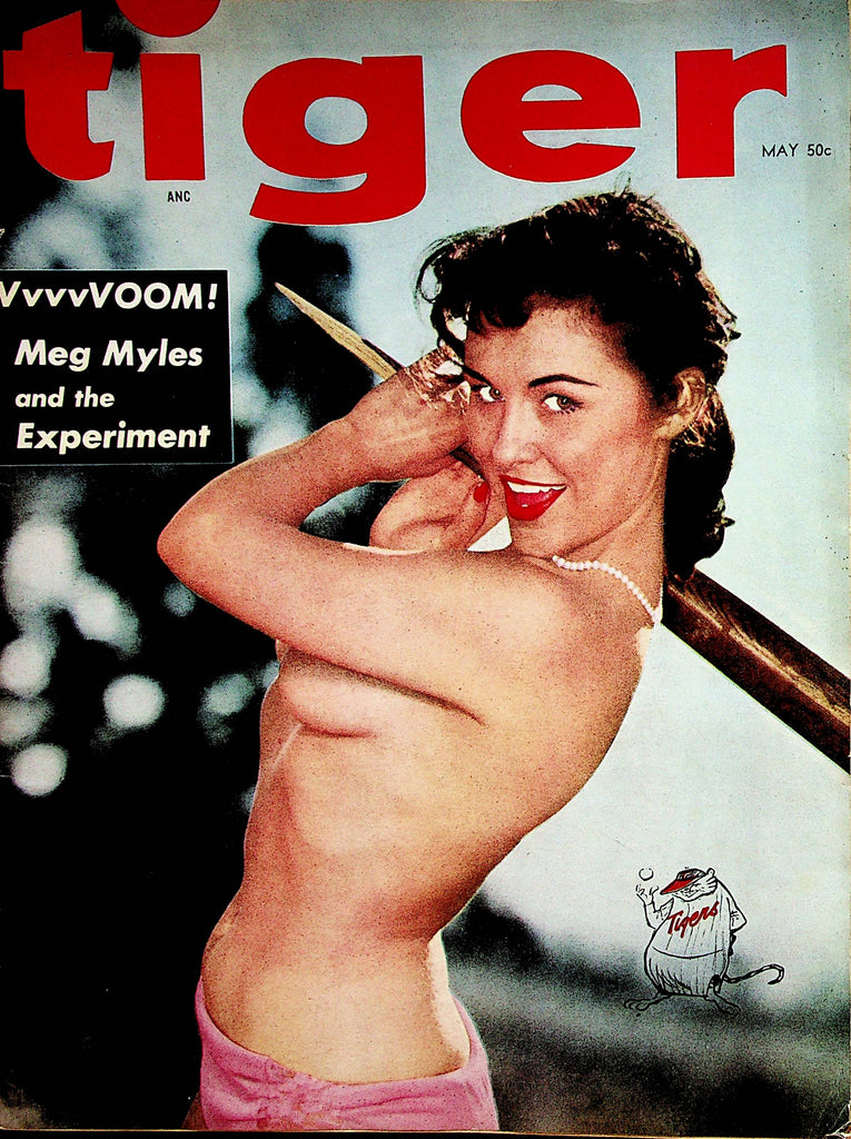 Tiger Vintage Magazine  Meg Myles And The Experiment  May 1957     022823lm-p2