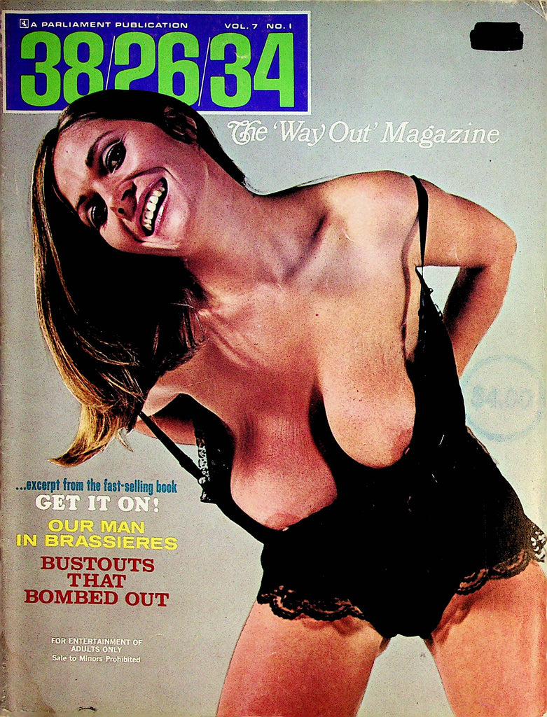 38/26/34 Busty Magazine Uschi Digard  vol.7 #1  1970    091922lm-p