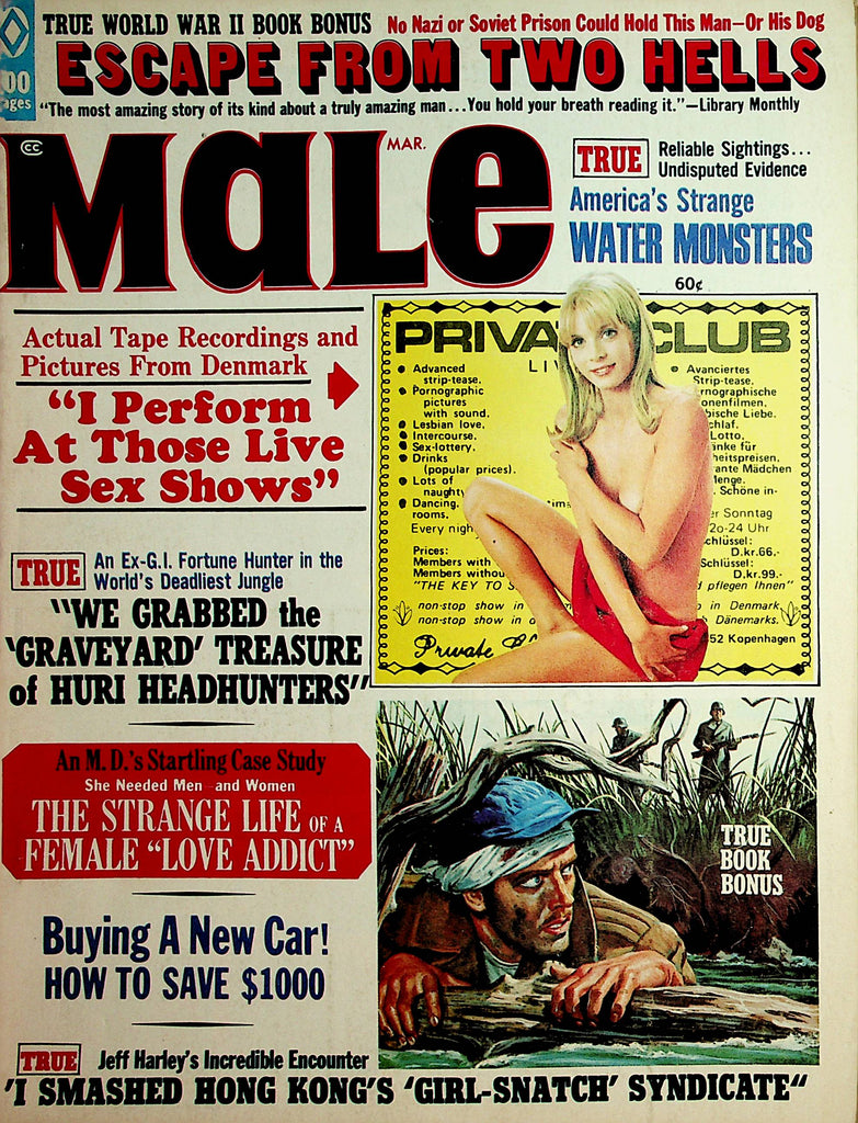 Male Vintage Magazine  The Strange Life Of A Female Love Addict  March 1971  112021lm-dm2