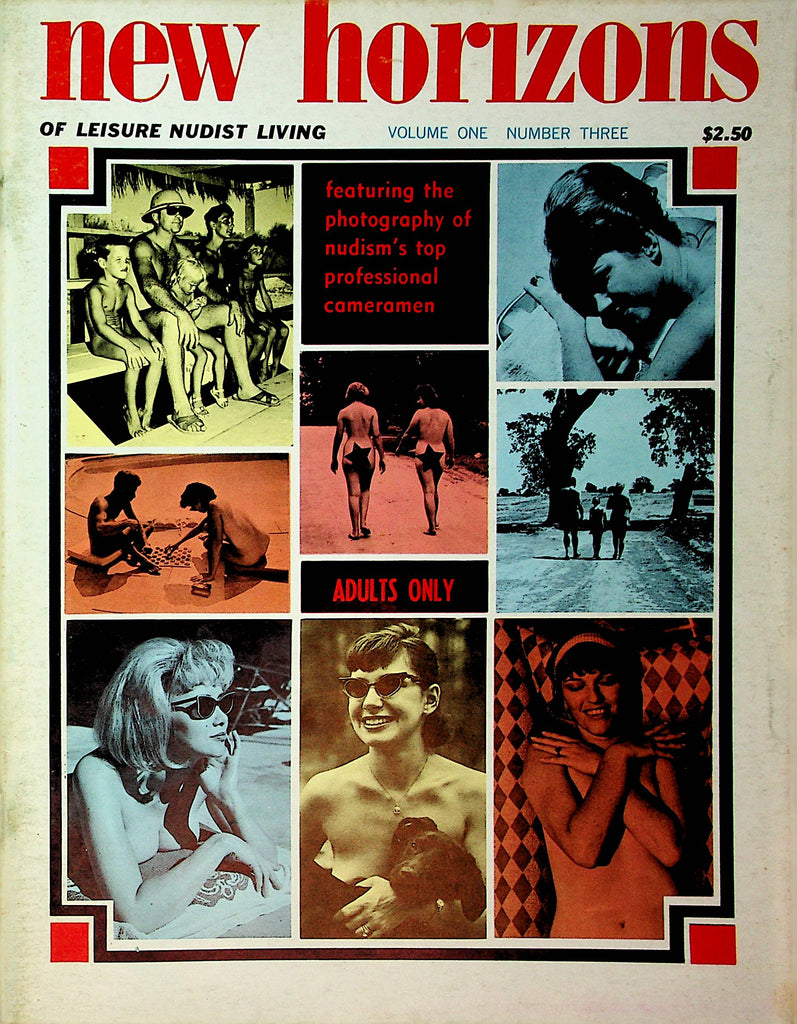 New Horizons Magazine  Leisure Nudist Living vol.1 #3  1960's       092921lm-dm