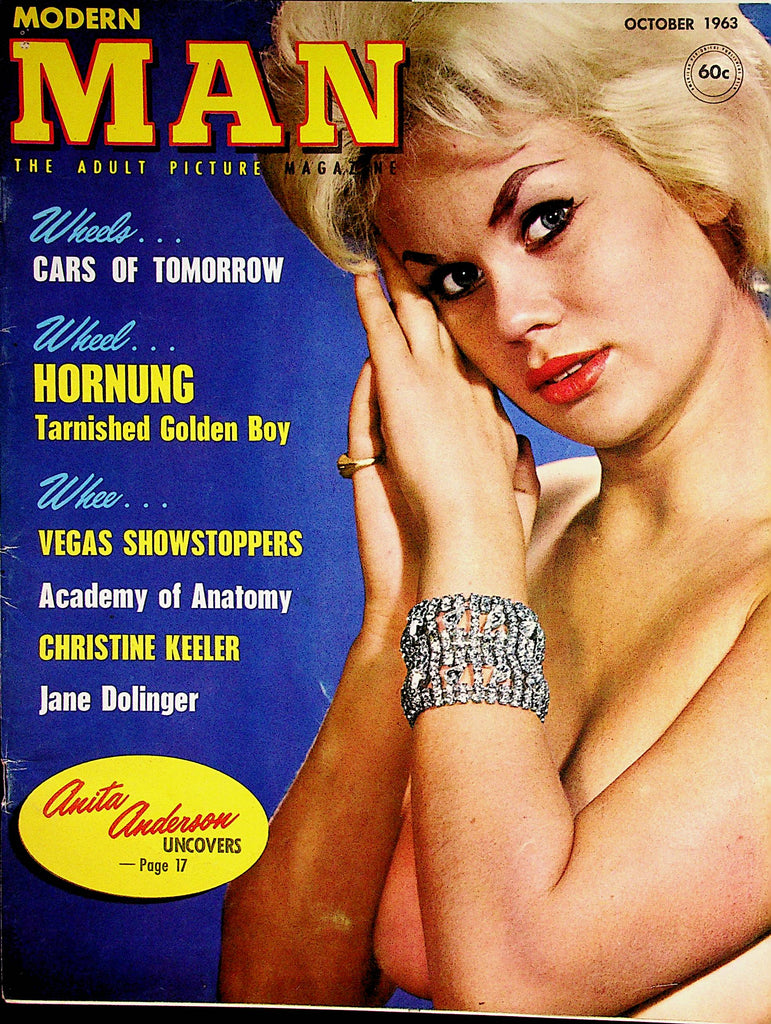 Modern Man Magazine  Covergirl Anita Anderson / Jane Dolinger   October 1963      071422lm-p
