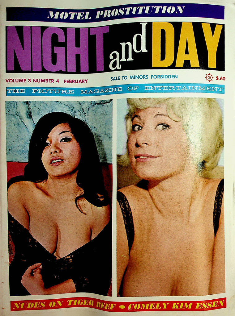 Night And Day Magazine  Kim Essen / Motel Prostitution  vol.3 #4  February 1967 Press Arts     112021lm-dm