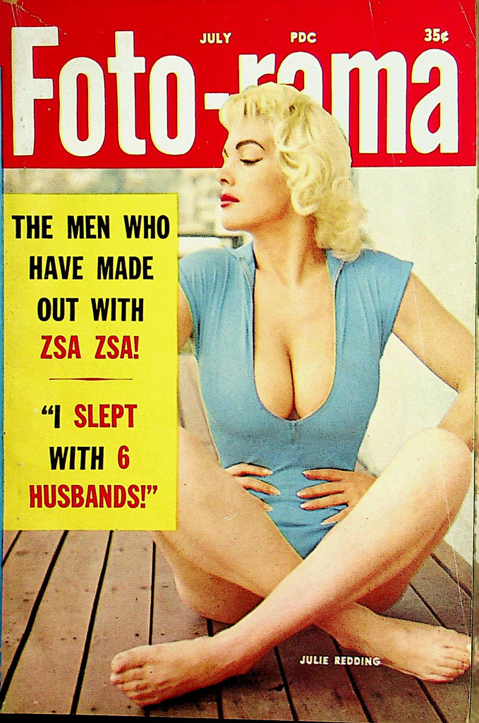Foto-rama Digest  Zsa Zsa Gabor / Covergirl Julie Redding  July 1959    032122lm-p3